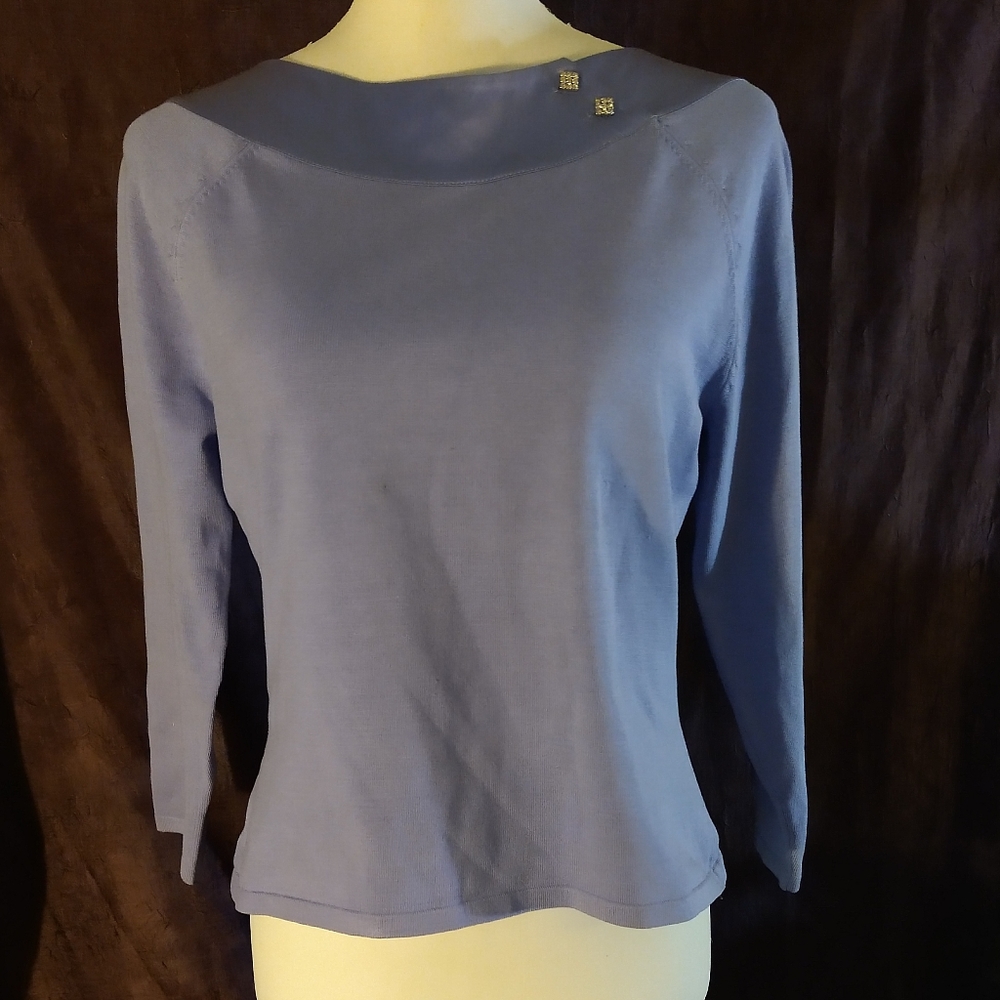 Talbot's petite silk blend 3/4 sleeve size s/p